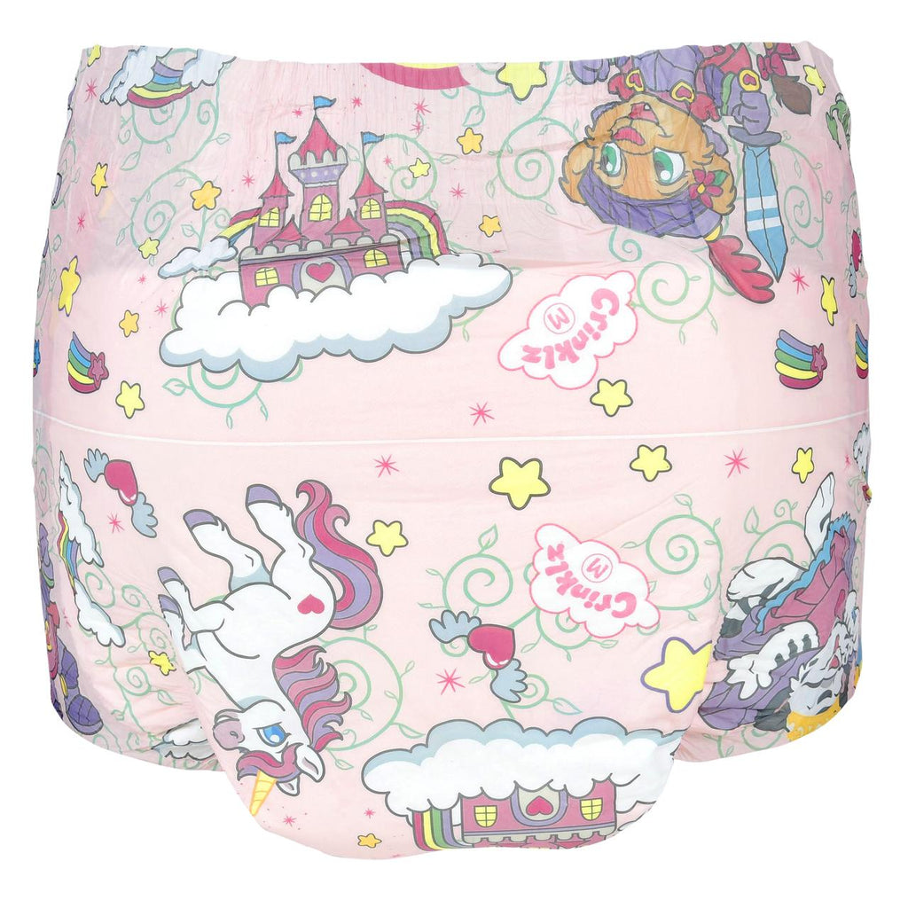Crinklz Fairy Tale Print Adult Diapers