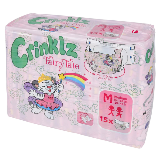 Crinklz Fairy Tale Print Adult Diapers