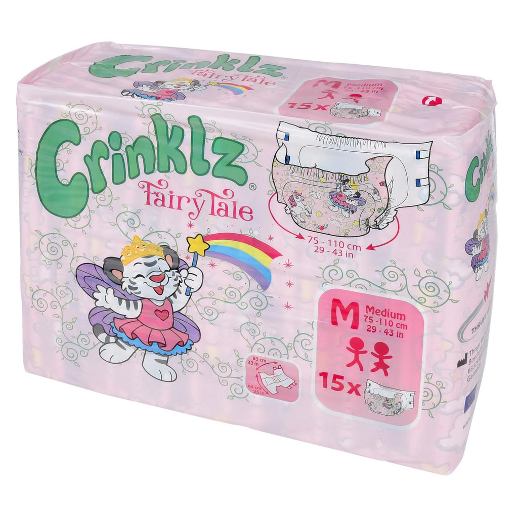 Crinklz Fairy Tale Print Adult Diapers