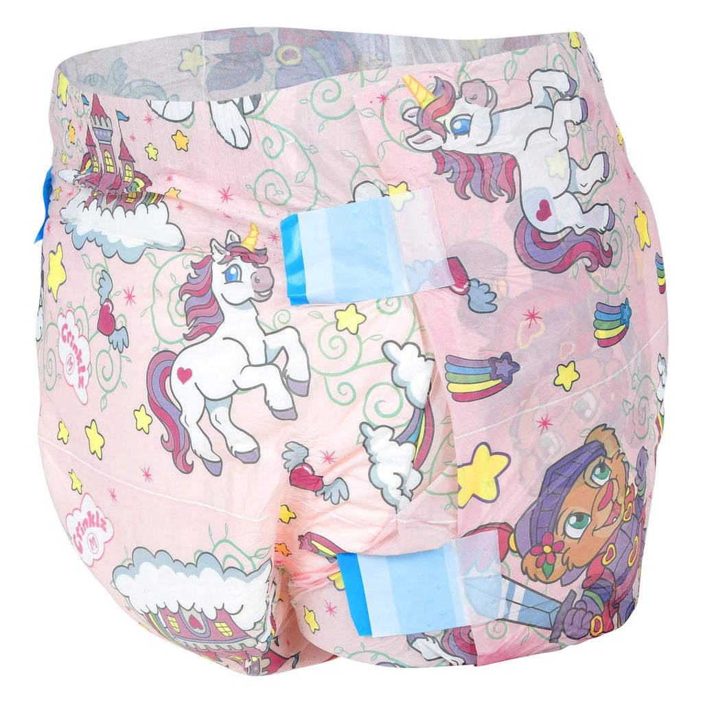 Crinklz Fairy Tale Print Adult Diapers