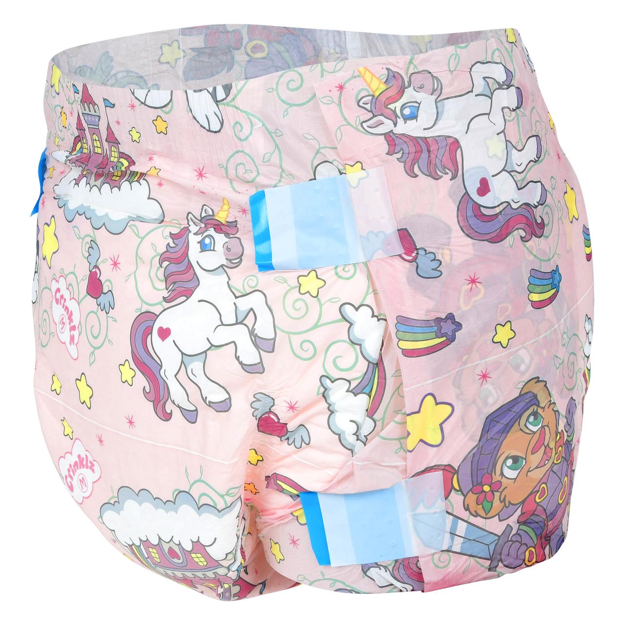 Crinklz Fairy Tale Print Adult Diapers