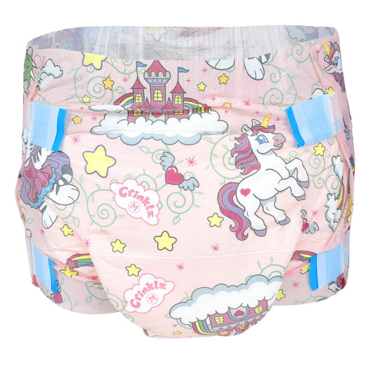 Crinklz Fairy Tale Print Adult Diapers - Puppy's Aesthetics