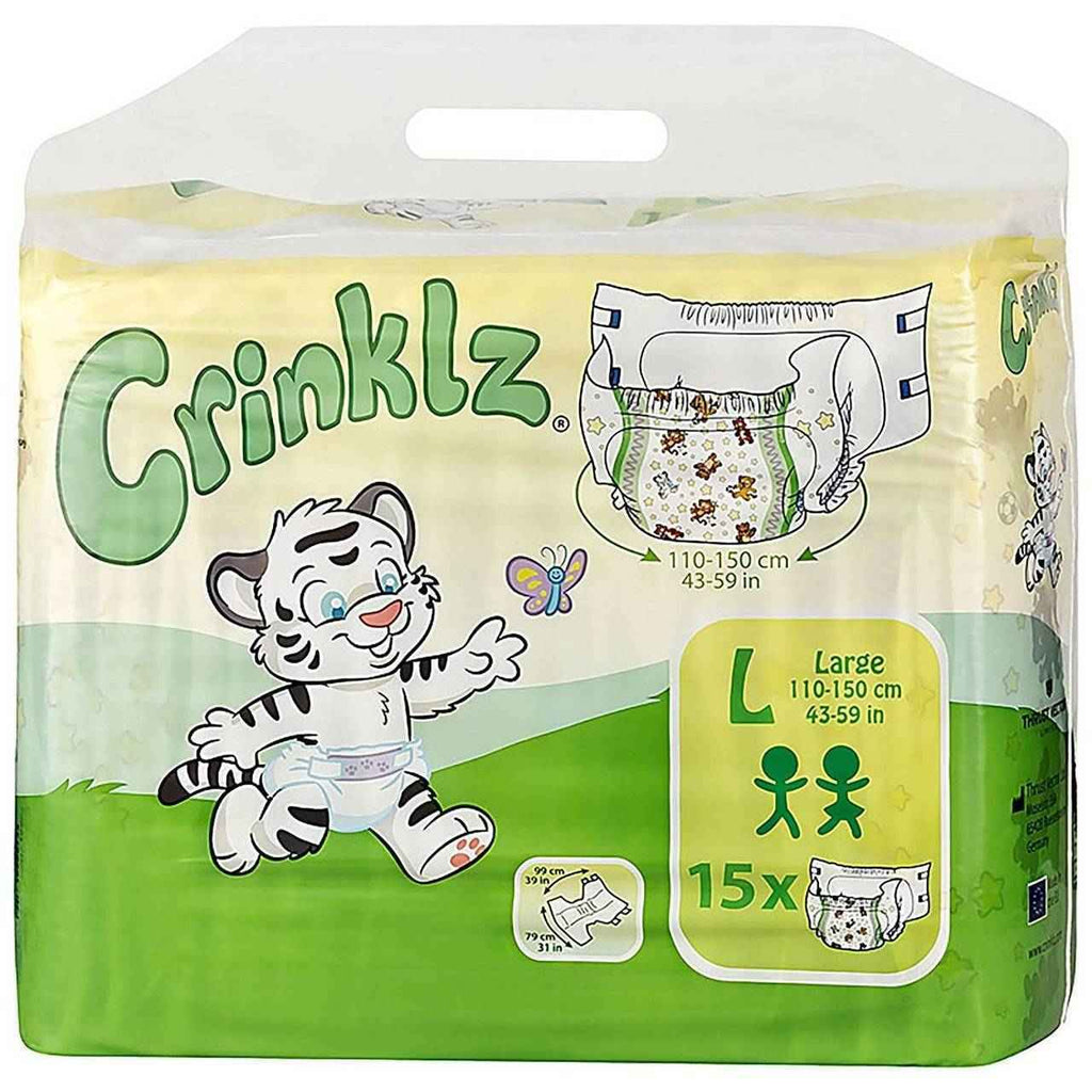 Crinklz Original Print Adult Diapers