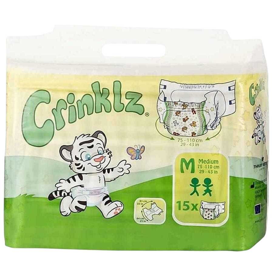 Crinklz Original Print Adult Diapers