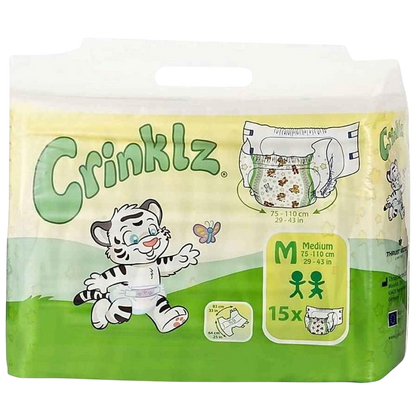 Crinklz Original Print Adult Diapers