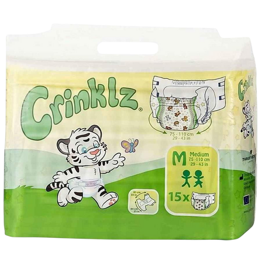 Crinklz Original Print Adult Diapers