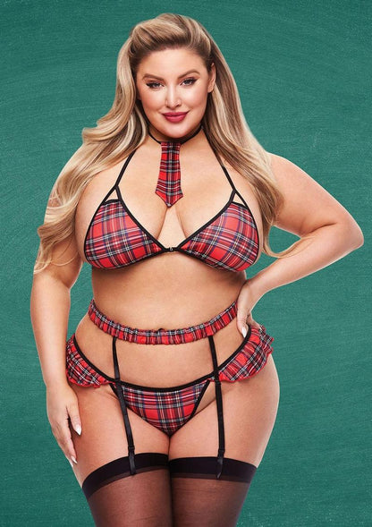 Criss-Cross Schoolgirl