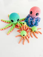 Baby Wiggle Octopi – Crocheted Sensory Fidget Toy