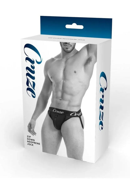 Cruze Zip Down Neoprene Jockstrap - Puppy's Aesthetics
