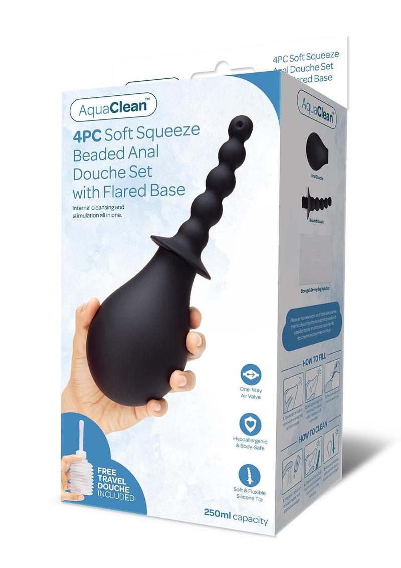 CS 250ml Soft Squeeze Beaded Anal Douche