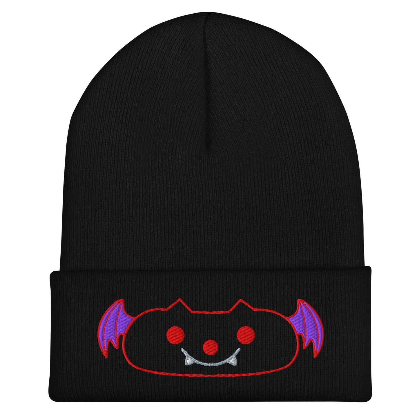 Kawaii Bat Cuffed Beanie
