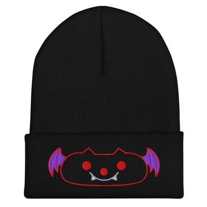 Kawaii Bat Cuffed Beanie