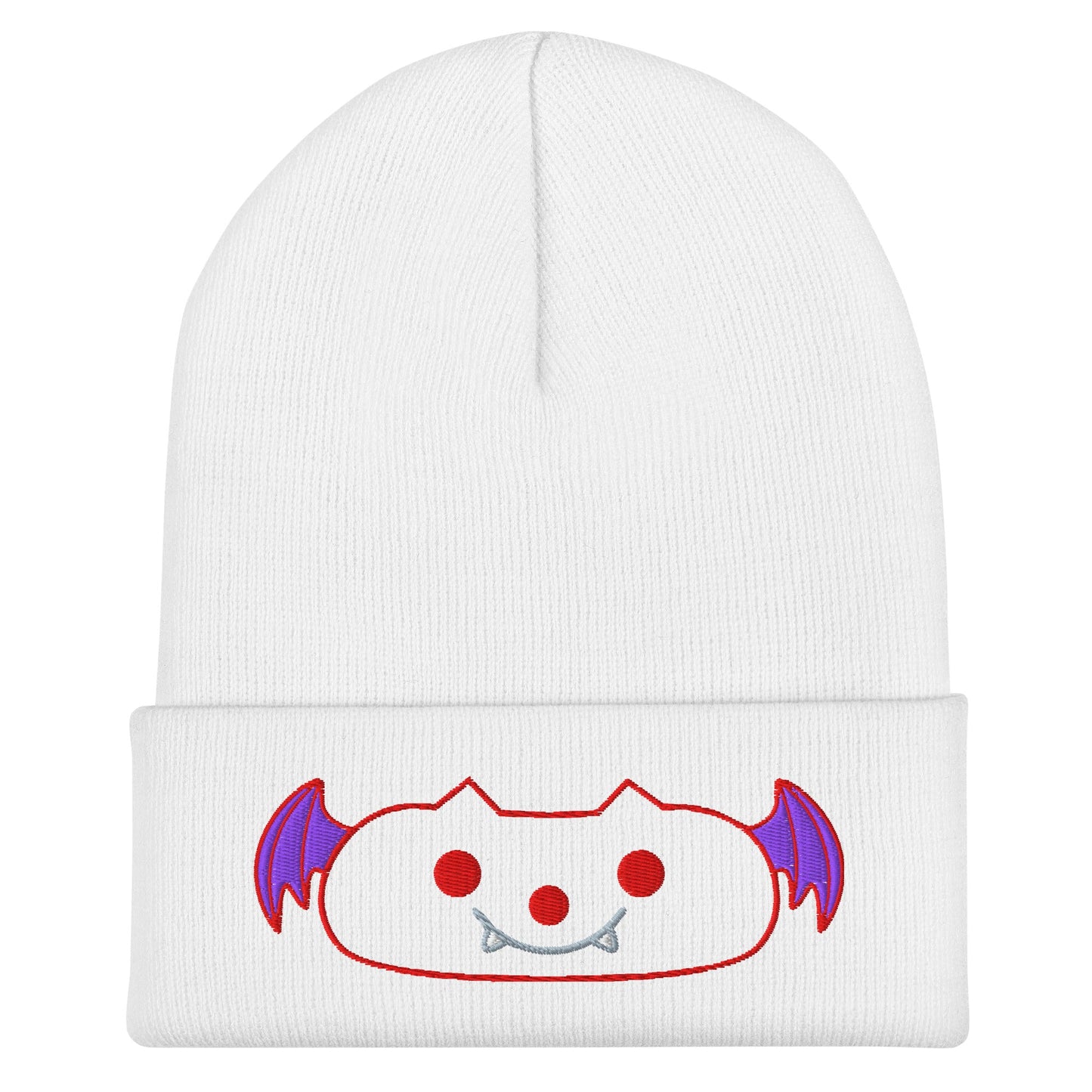 Kawaii Bat Cuffed Beanie