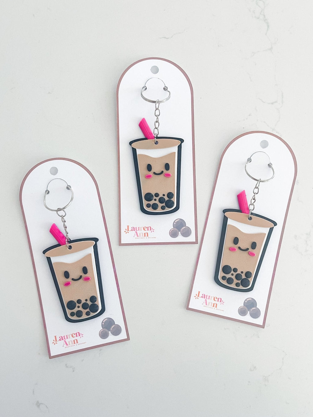 Cutie Kawaii Boba Keychain