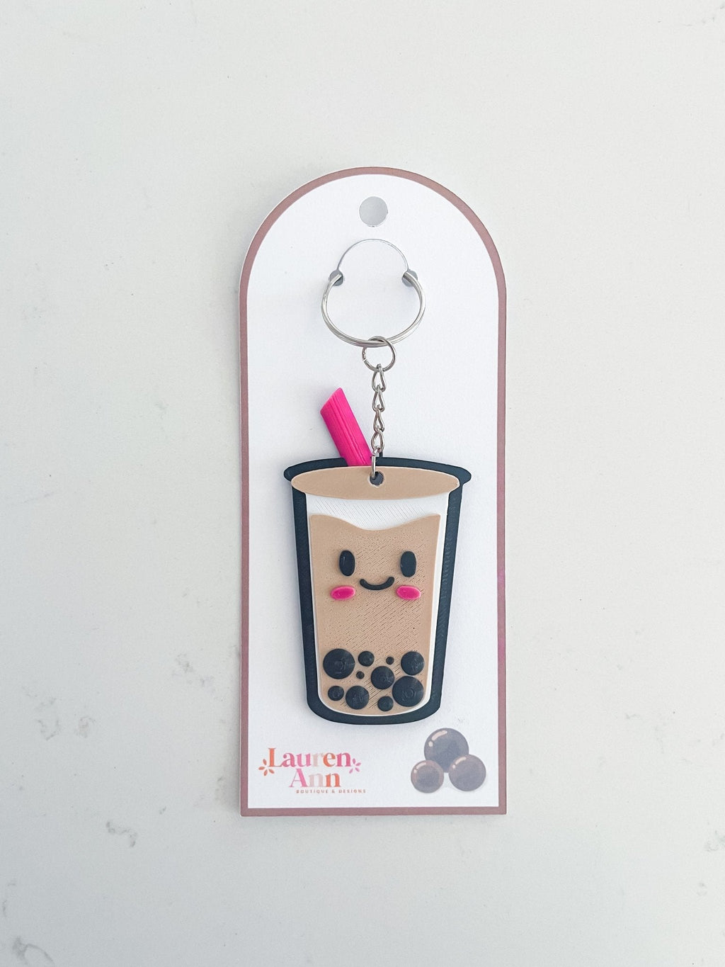 Cutie Kawaii Boba Keychain