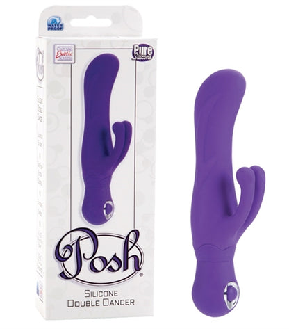 Posh Silicone Double Dancer Personal Massager - Purple