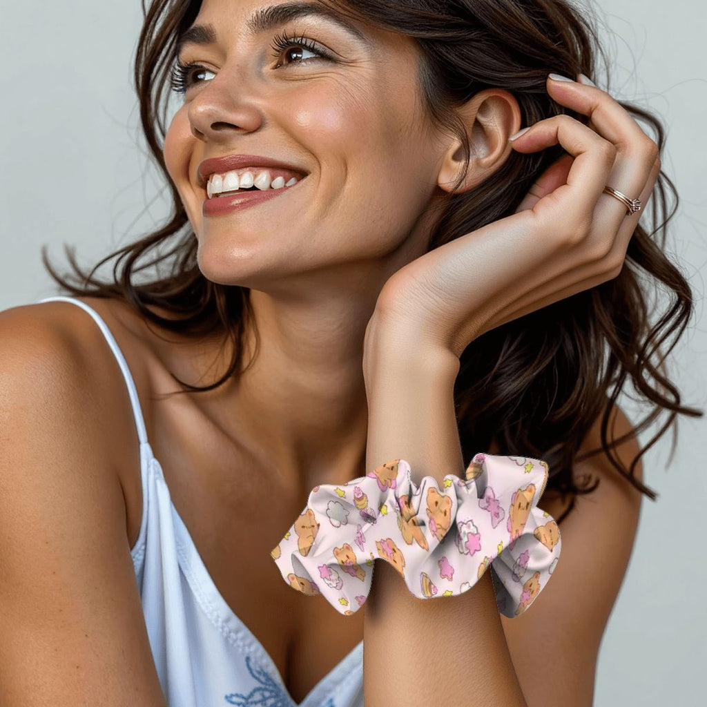 Bearly Adorable Scrunchie Set (6-Pack)