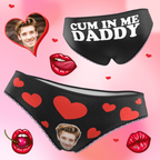 Personalized Face Cum In Me Panties - Puppy's Aesthetics