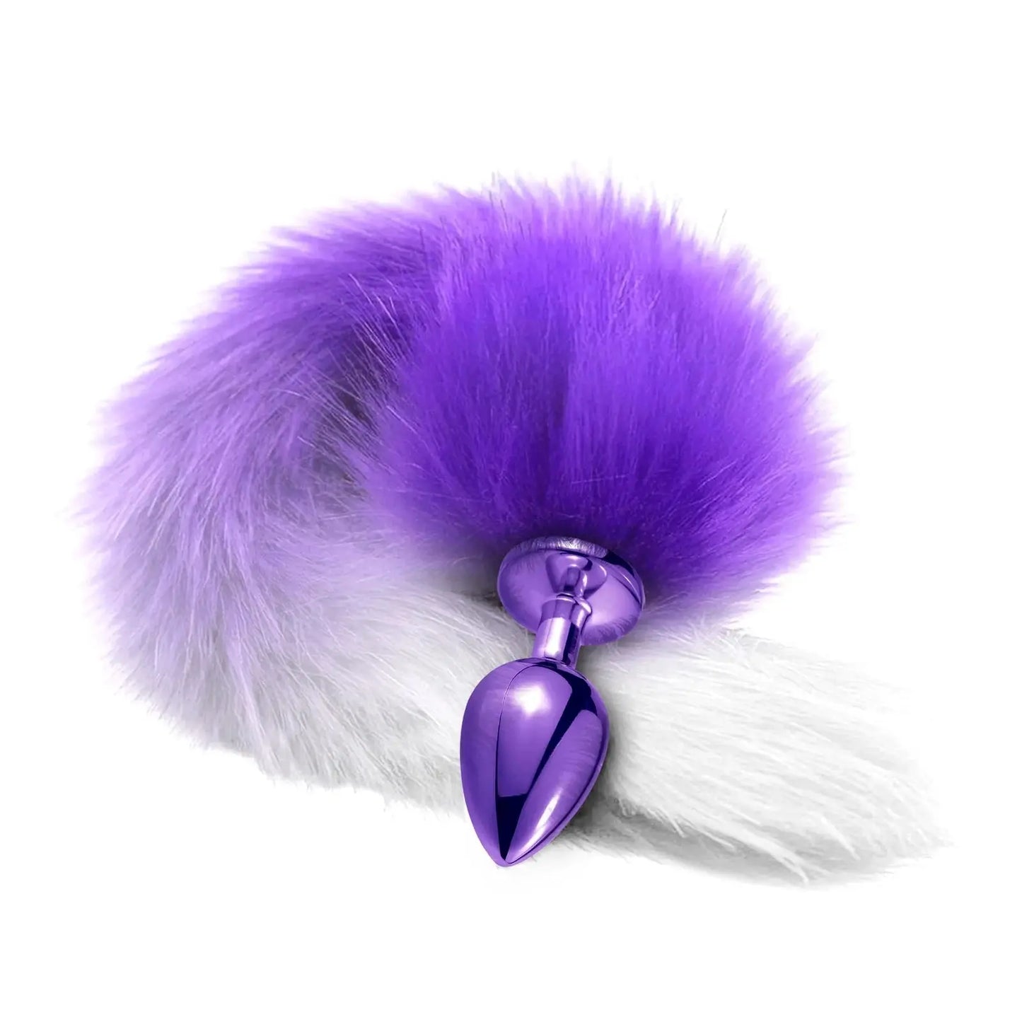 Pretty Metallic Bunny Fox Anal Tail - Image #4