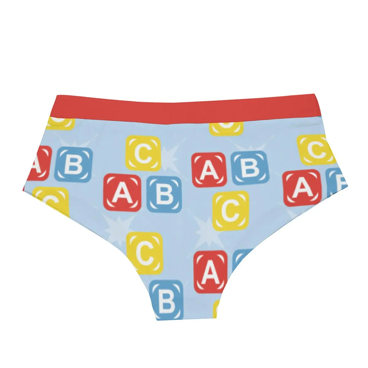 Red ABC Briefs - Image #6