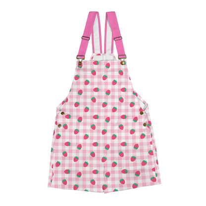 Strawberry Plaid Unisex Huggeralls - Puppy's Aesthetics