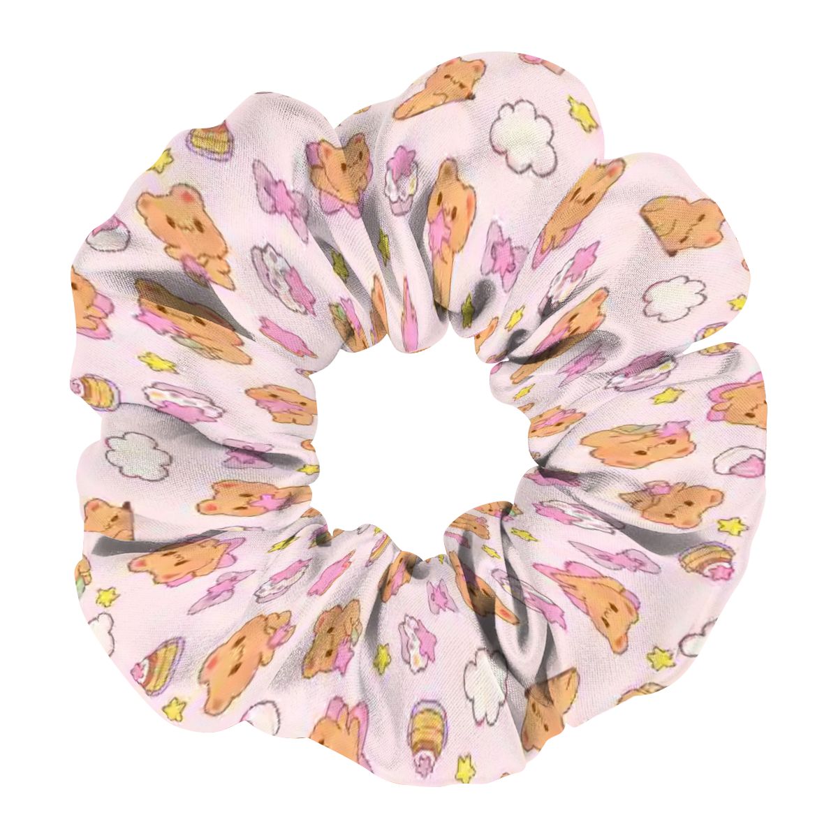 Bearly Adorable Scrunchie Set (6-Pack)