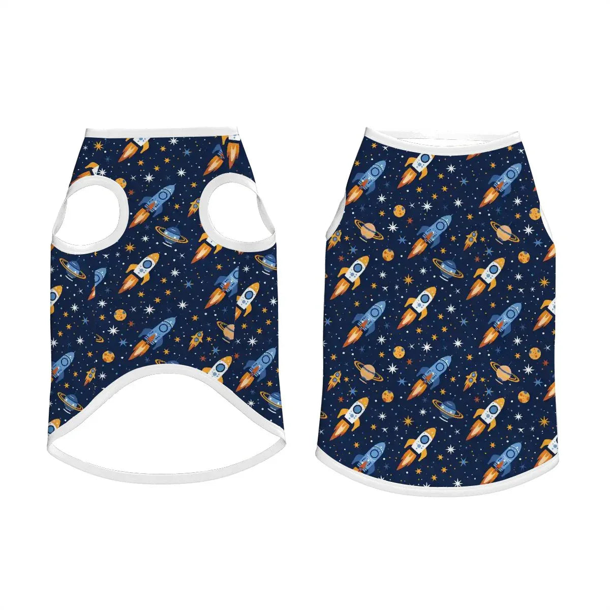 Cosmic Rocket Cotton Tank - Puppy's Aesthetics