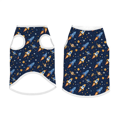 Cosmic Rocket Cotton Tank - Puppy's Aesthetics