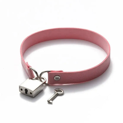 Lock Collar (Colors) pink