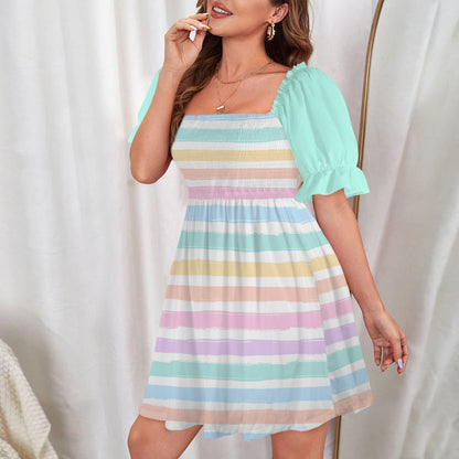 Candy Stripe Sweetheart Dress