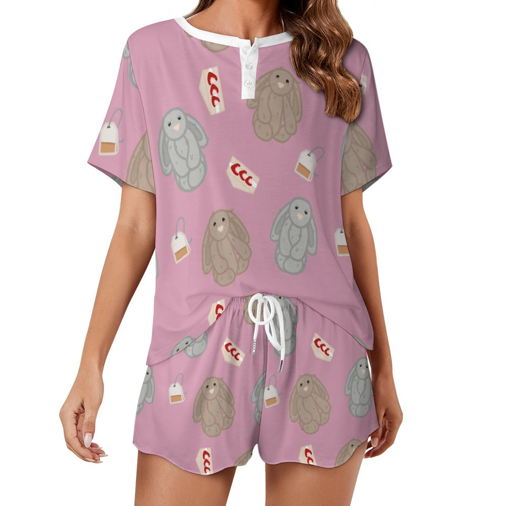 Tiny Tea Party 2PC Pajama Set