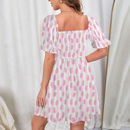 Pretty Strawberries Sweetheart Dress