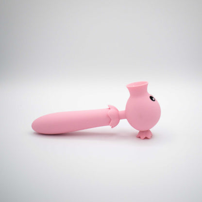 Lick n' Stick Clit Flicker and G-Spot Vibrator - Pink
