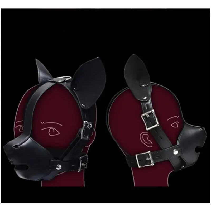 BDSM Puppy Play Dog Mask - Image #4