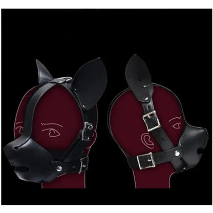 BDSM Puppy Play Dog Mask - Image #4