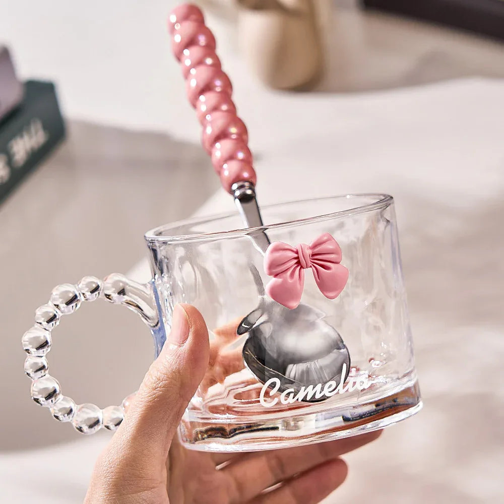 Personalized Coquette Bow Cup - Puppy's Aesthetics