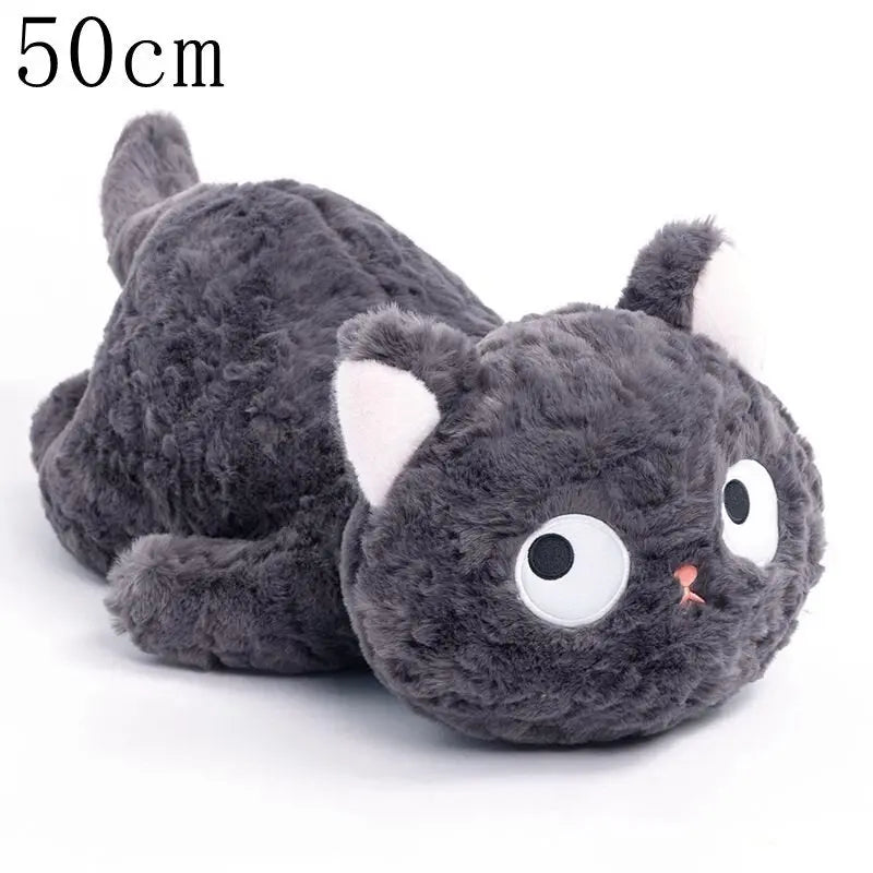 Playful Black Kitty Plushie 50cm