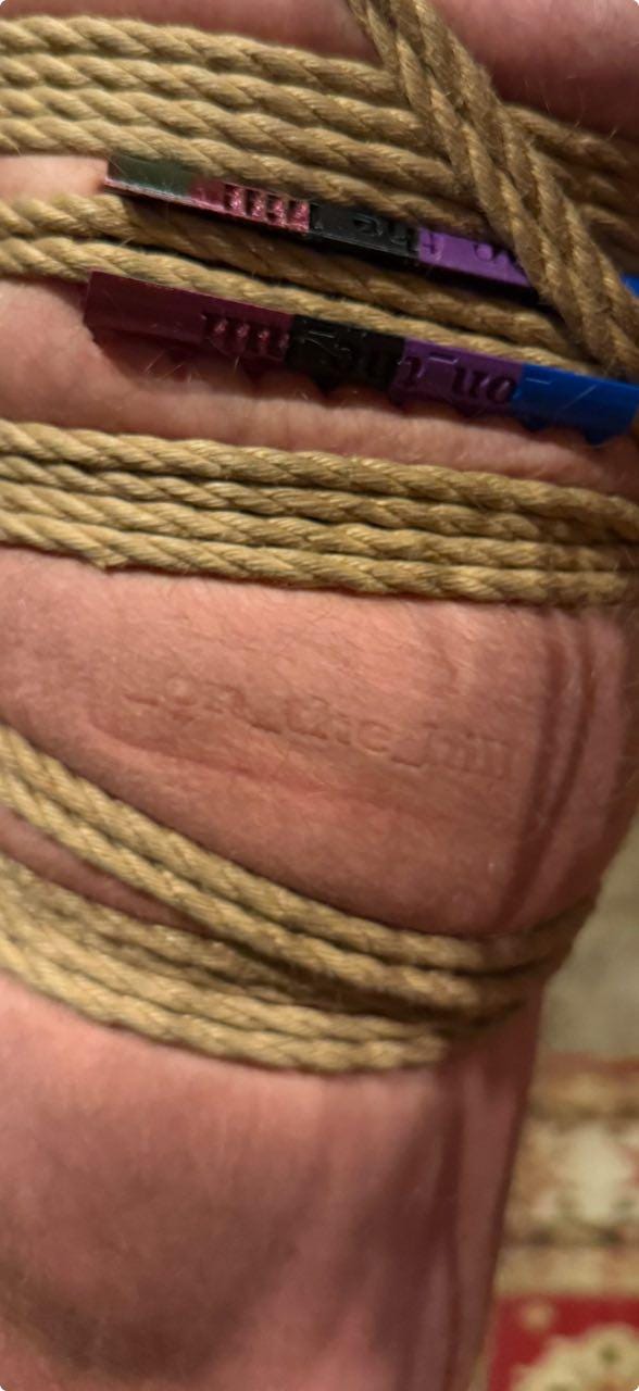 Shibari Word Stamps