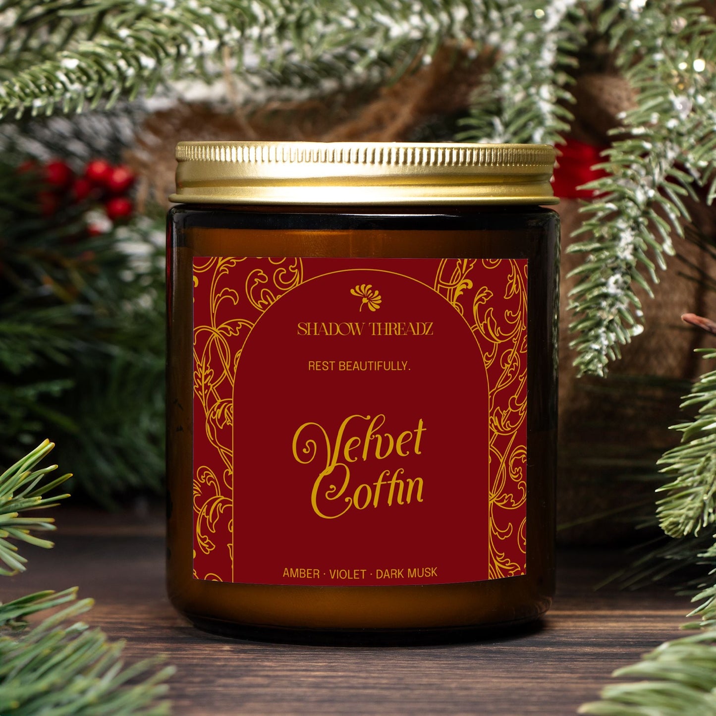 Velvet Coffin Musk Candle 9oz