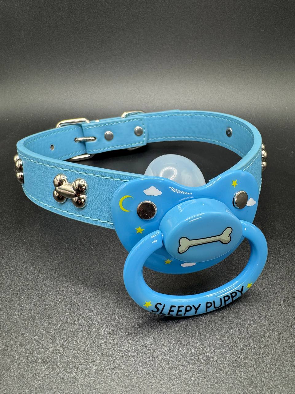 Adult Pacifier Gag - Sleepy Puppy