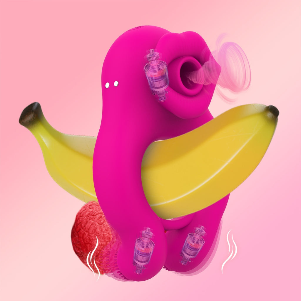 Rosebud Tease Nipple & Clit Sucking Vibrator