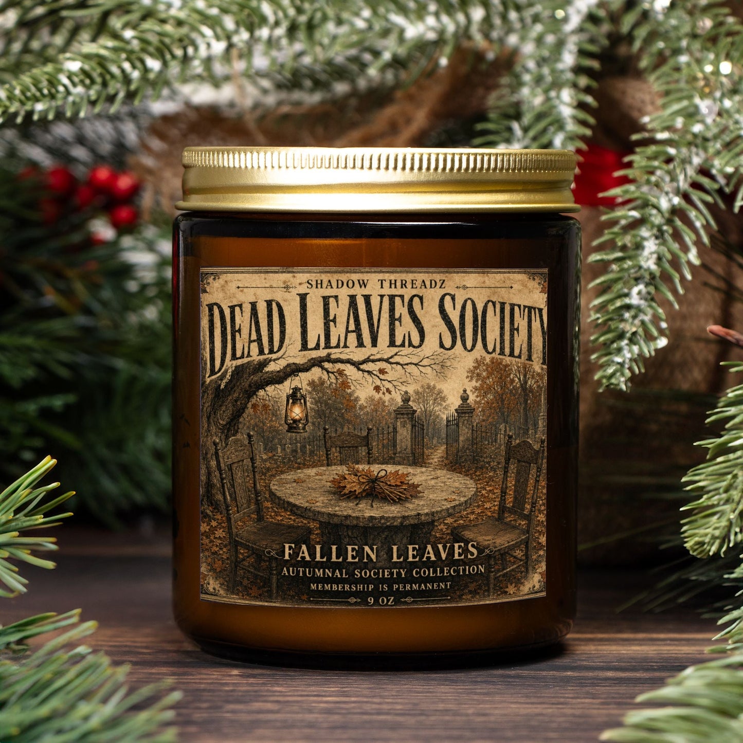 Dead Leaves Society Candle 9oz