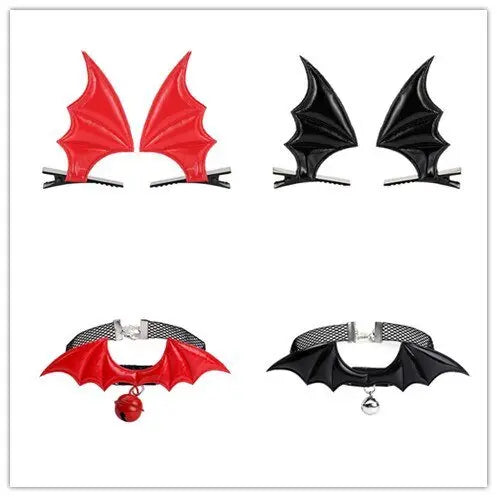 Sexy Lace Bat Wings Choker