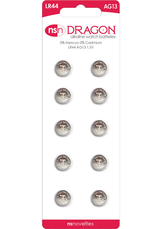 Dragon LR44/AG13 Alkaline Watch Batteries