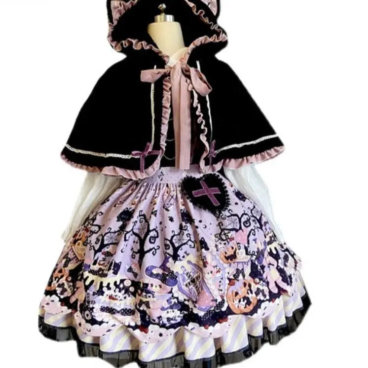 Victorian Pastel Goth Lolita Dress