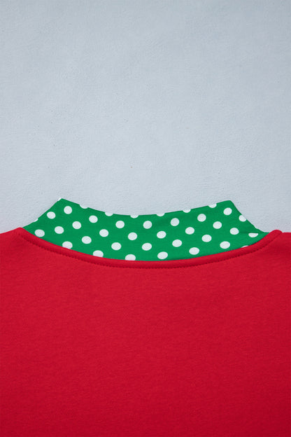 Polka Boo Oversized Sweatshirt