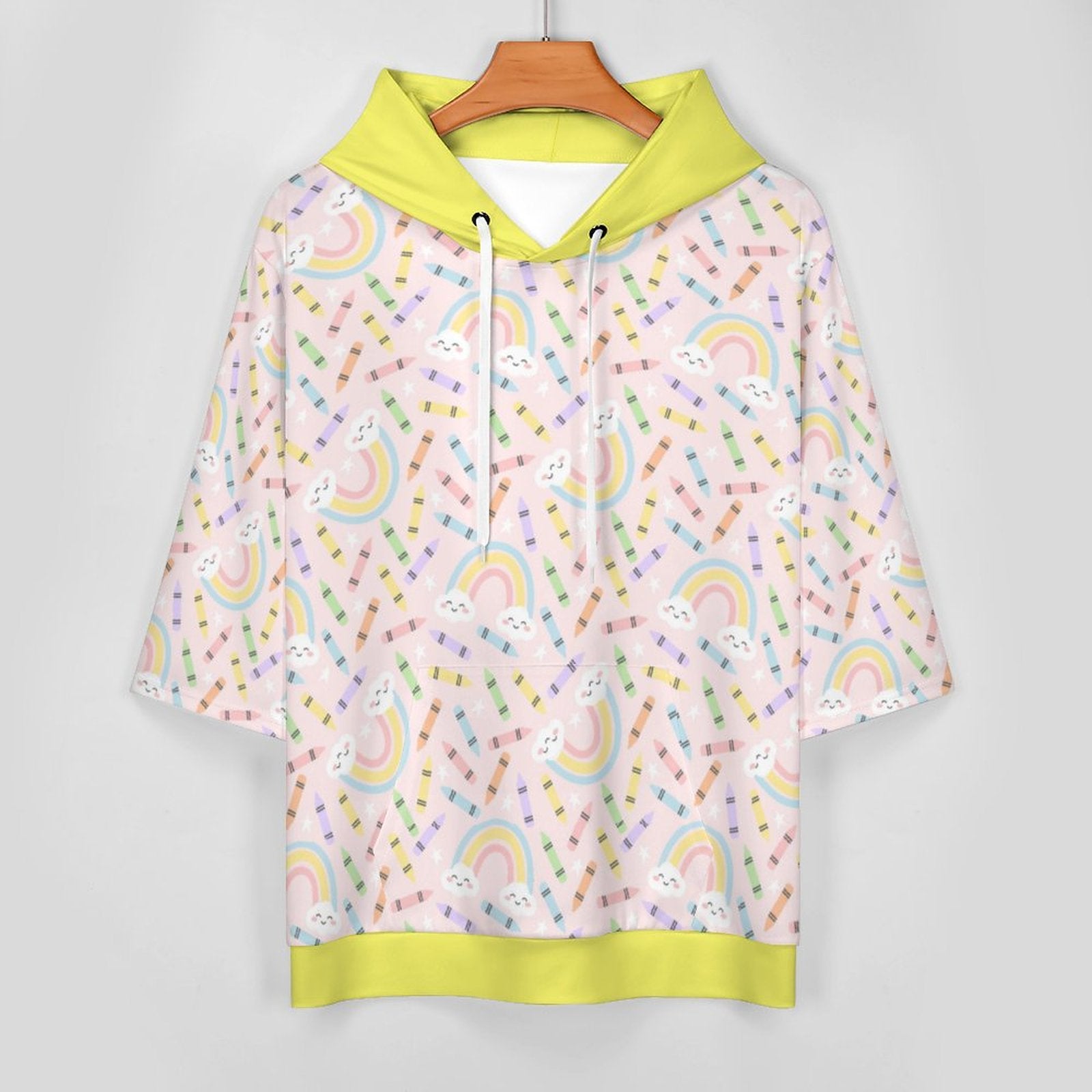 Rainbows & Crayons Halfie Unisex Hoodie