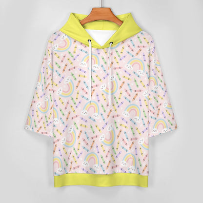 Rainbows & Crayons Halfie Unisex Hoodie