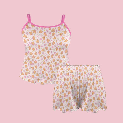 Bearly Adorable Ruffle Jammies Set - Puppy's Aesthetics