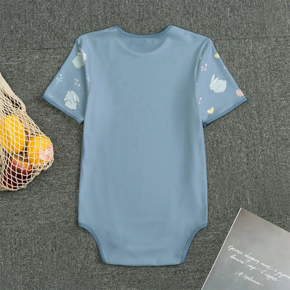 'Little Hug' Blue Bunny Adult Unisex Onesie - Image #5